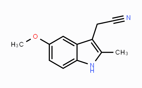 CAS No. 15992-11-7, 2-(5-Methoxy-2-methyl-1H-indol-3-yl)acetonitrile