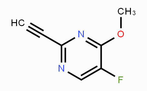 CAS No. 1330044-12-6, 2-Ethynyl-5-fluoro-4-methoxypyrimidine