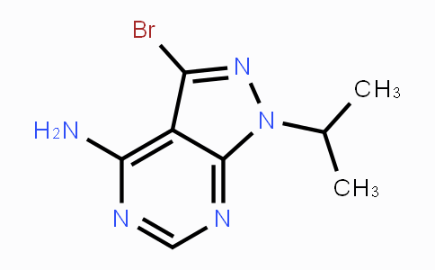 CAS No. 1422006-32-3, 3-Bromo-1-isopropyl-1H-pyrazolo-[3,4-d]pyrimidin-4-amine