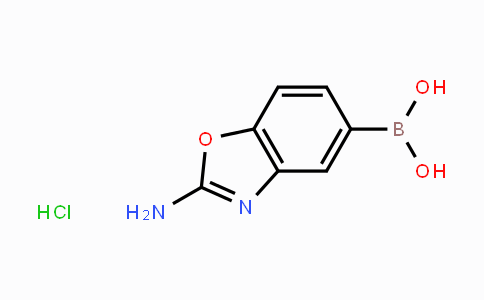 CAS No. 1404480-15-4, (2-Aminobenzo[d]oxazol-5-yl)-boronic acid hydrochloride