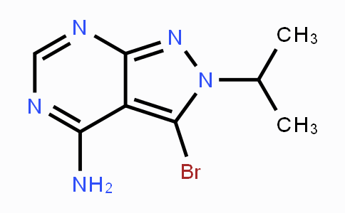 CAS No. 1422006-33-4, 3-Bromo-2-isopropyl-2H-pyrazolo-[3,4-d]pyrimidin-4-amine