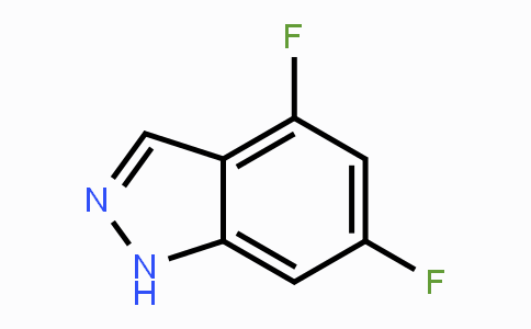 CAS No. 885520-26-3, 4,6-Difluoro-1H indazole