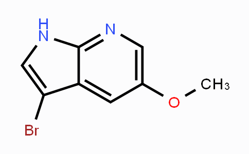 CAS No. 1053655-76-7, 3-Bromo-5-methoxy-7-azaindole