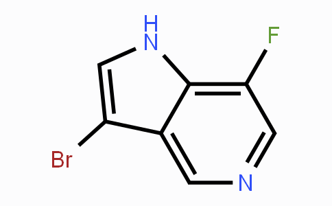 CAS No. 1190320-09-2, 3-Bromo-7-fluoro-5-azaindole