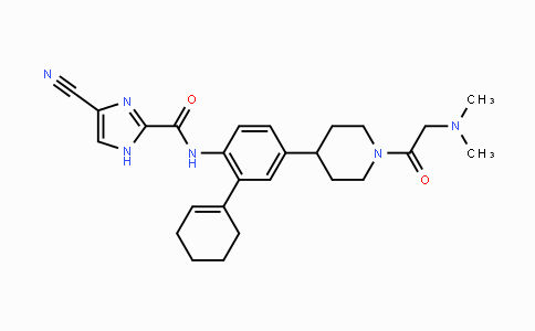 MC107272 | 885692-52-4 | 4-Cyano-N-(5-(1-(2-(dimethylamino)acetyl)piperidin-4-yl)-2',3',4',5'-tetrahydro-[1,1'-biphenyl]-2-yl)-1H-imidazole-2-carboxamide