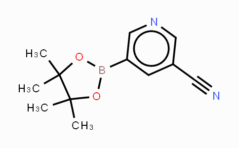 CAS No. 402718-29-0, 5-(4,4,5,5-Tetramethyl-1,3,2-dioxaborolan-2-yl)nicotinonitrile?