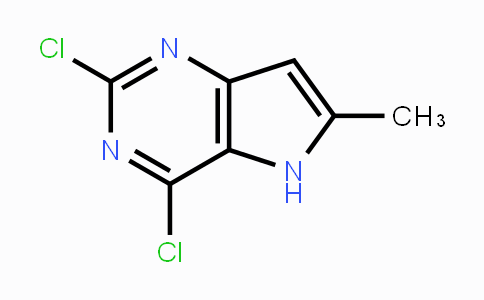 CAS No. 1196157-27-3, 2,4-Dichloro-6-methyl-5H-pyrrolo[3,2-d]pyrimidine