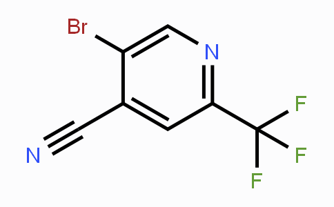 CAS No. 1070892-04-4, 5-Bromo-2-(trifluoromethyl)isonicotinonitrile