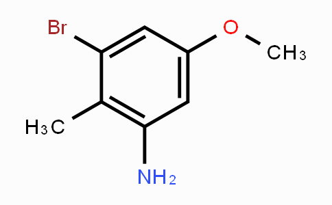 CAS No. 62827-42-3, 3-Bromo-5-methoxy-2-methylaniline