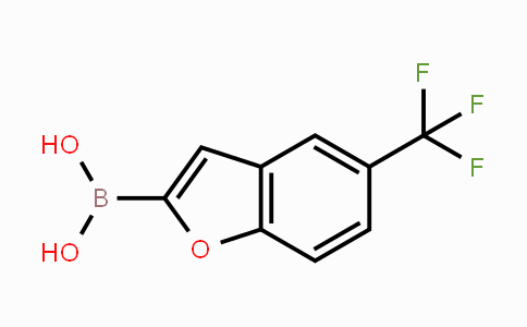 CAS No. 1396752-77-4, (5-(Trifluoromethyl)benzofuran-2-yl)boronic acid