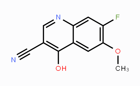 CAS No. 1142189-70-5, 7-Fluoro-4-hydroxy-6-methoxyquinoline-3-carbonitrile