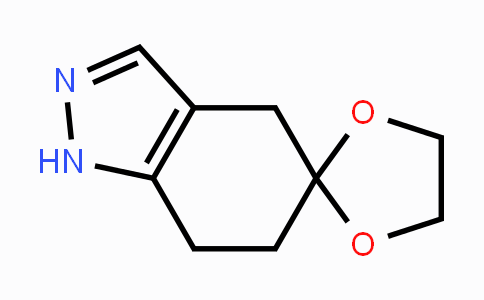 CAS No. 1204218-41-6, 1',4',6',7'-Tetrahydrospiro-[[1,3]dioxolane-2,5'-indazole]