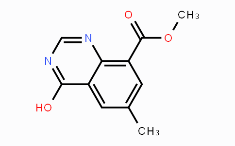 CAS No. 1269421-67-1, Methyl 4-hydroxy-6-methylquinazoline-8-carboxylate
