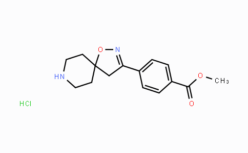 CAS No. 1350759-90-8, Methyl 4-(1-oxa-2,8-diazaspiro[4.5]dec-2-en-3-yl)benzoate hydrochloride