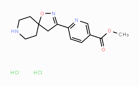 CAS No. 1350760-08-5, Methyl 6-(1-oxa-2,8-diazaspiro[4.5]dec-2-en-3-yl)nicotinate dihydrochloride