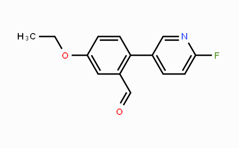 CAS No. 1350762-25-2, 5-Ethoxy-2-(6-fluoropyridin-3-yl)benzaldehyde