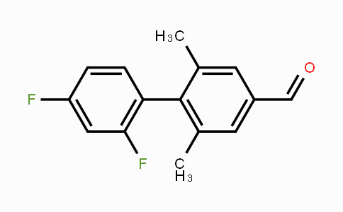 CAS No. 1350760-27-8, 2',4'-Difluoro-2,6-dimethyl-[1,1'-biphenyl]-4-carbaldehyde