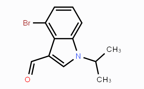 CAS No. 1350760-29-0, 4-Bromo-1-isopropyl-1H-indole-3-carbaldehyde