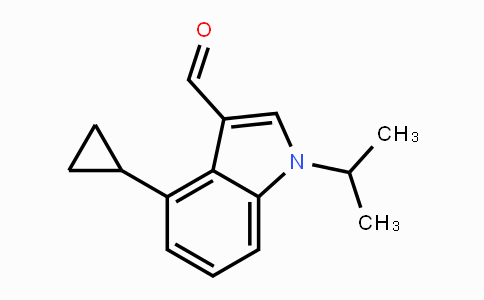 CAS No. 1350760-56-3, 4-Cyclopropyl-1-isopropyl-1H-indole-3-carbaldehyde