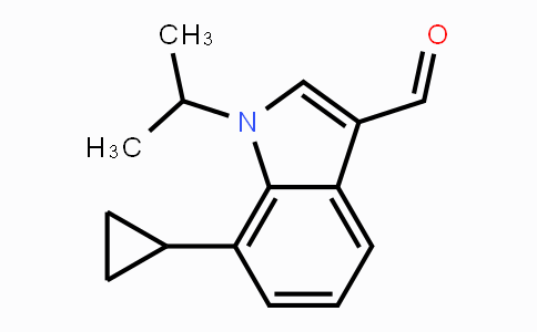 CAS No. 1360437-30-4, 7-Cyclopropyl-1-isopropyl-1H-indole-3-carbaldehyde