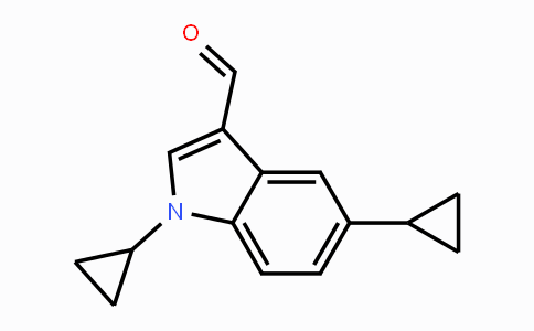 CAS No. 1350760-59-6, 1,5-Dicyclopropyl-1H-indole-3-carbaldehyde