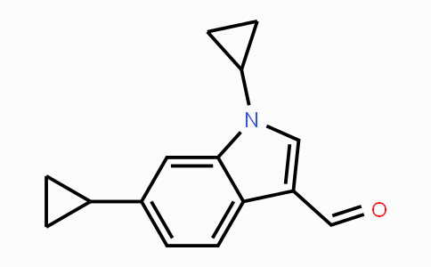 CAS No. 1350760-63-2, 1,6-Dicyclopropyl-1H-indole-3-carbaldehyde