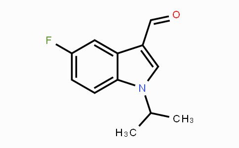 CAS No. 1350760-86-9, 5-Fluoro-1-isopropyl-1H-indole-3-carbaldehyde