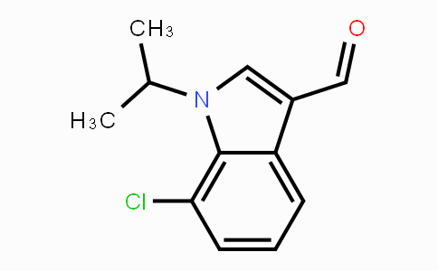 CAS No. 1350760-88-1, 7-Chloro-1-isopropyl-1H-indole-3-carbaldehyde