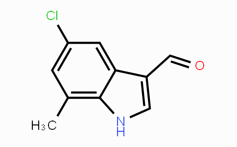CAS No. 15936-83-1, 5-Chloro-7-methyl-1H-indole-3-carbaldehyde