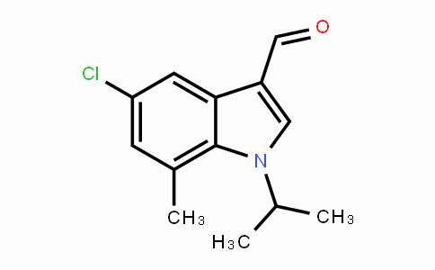CAS No. 1350761-03-3, 5-Chloro-1-isopropyl-7-methyl-1H-indole-3-carbaldehyde
