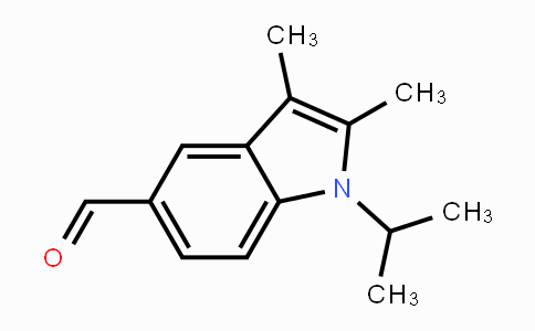 CAS No. 1350761-19-1, 1-Isopropyl-2,3-dimethyl-1H-indole-5-carbaldehyde