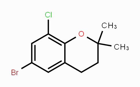 CAS No. 1350761-33-9, 6-Bromo-8-chloro-2,2-dimethylchroman