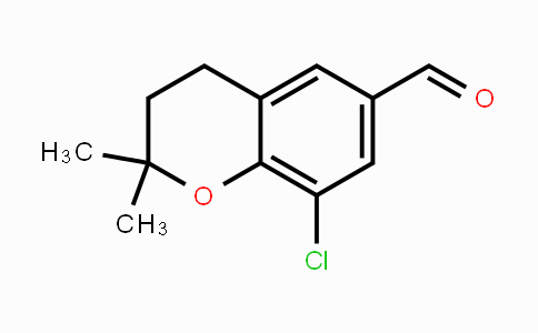 CAS No. 1350761-35-1, 8-Chloro-2,2-dimethylchroman-6-carbaldehyde