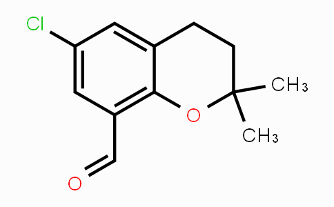 CAS No. 1350761-48-6, 6-Chloro-2,2-dimethylchroman-8-carbaldehyde