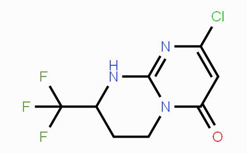 CAS No. 1260585-12-3, 8-Chloro-2-(trifluoromethyl)-3,4-dihydro-1H-pyrimido[1,2-a]pyrimidin-6(2H)-one