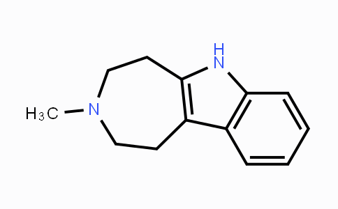 CAS No. 7546-66-9, 3-Methyl-1,2,3,4,5,6-hexahydroazepino[4,5-b]indole