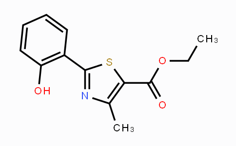 CAS No. 118485-48-6, Ethyl 2-(2-hydroxyphenyl)-4-methylthiazole-5-carboxylate