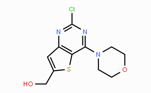 CAS No. 885698-97-5, (2-Chloro-4-morpholinothieno-[3,2-d]pyrimidin-6-yl)methanol
