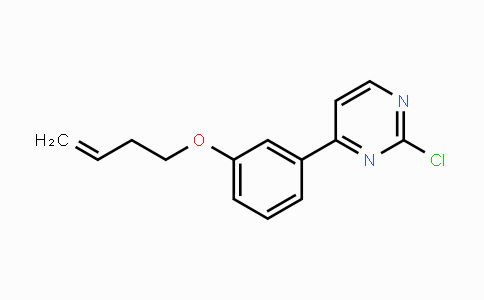 CAS No. 1140503-30-5, 4-(3-(But-3-en-1-yloxy)phenyl)-2-chloropyrimidine