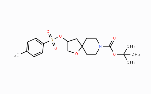DY107496 | 1648864-38-3 | tert-Butyl 3-(tosyloxy)-1-oxa-8-azaspiro-[4.5]decane-8-carboxylate