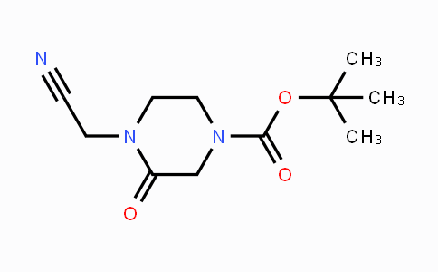 CAS No. 234108-59-9, tert-Butyl 4-(cyanomethyl)-3-oxopiperazine-1-carboxylate