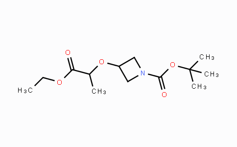 CAS No. 1648864-41-8, tert-Butyl 3-((1-ethoxy-1-oxopropan-2-yl)oxy)azetidine-1-carboxylate