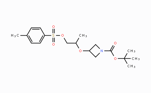 CAS No. 1648864-40-7, tert-Butyl 3-((1-(tosyloxy)propan-2-yl)oxy)azetidine-1-carboxylate