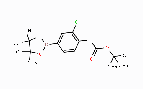 CAS No. 330794-10-0, tert-Butyl (2-chloro-4-(4,4,5,5-tetramethyl-1,3,2-dioxaborolan-2-yl)phenyl)carbamate
