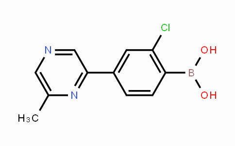 CAS No. 1648864-28-1, (2-Chloro-4-(6-methylpyrazin-2-yl)phenyl)boronic acid