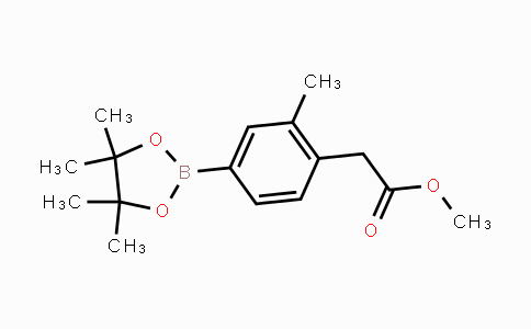 CAS No. 1415960-54-1, Methyl 2-(2-methyl-4-(4,4,5,5-tetramethyl-1,3,2-dioxaborolan-2-yl)phenyl)acetate