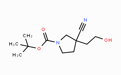 1648864-58-7 | tert-Butyl 3-cyano-3-(2-hydroxyethyl)-pyrrolidine-1-carboxylate