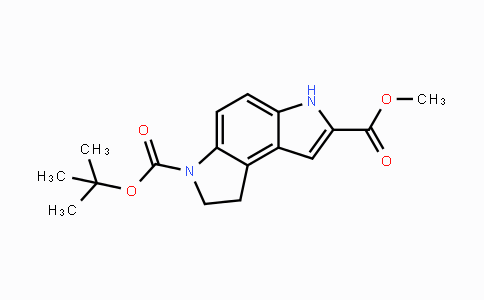 CAS No. 107474-66-8, 6-tert-Butyl 2-methyl 7,8-dihydropyrrolo-[3,2-e]indole-2,6(3H)-dicarboxylate