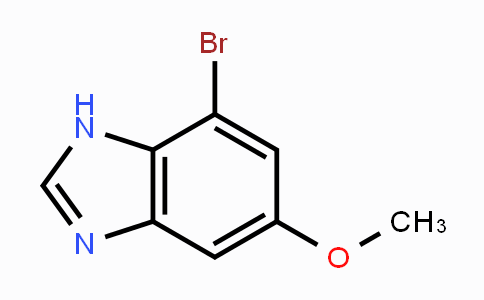 CAS No. 1360954-62-6, 7-Bromo-5-methoxy-1H-benzo[d]imidazole