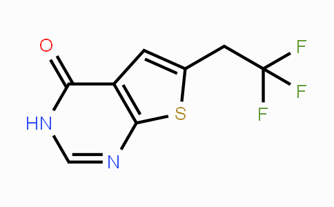 CAS No. 1628317-84-9, 6-(2,2,2-Trifluoroethyl)thieno-[2,3-d]pyrimidin-4(3H)-one